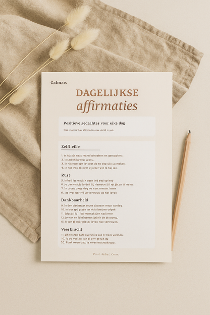 Calmae Selfcare Planner