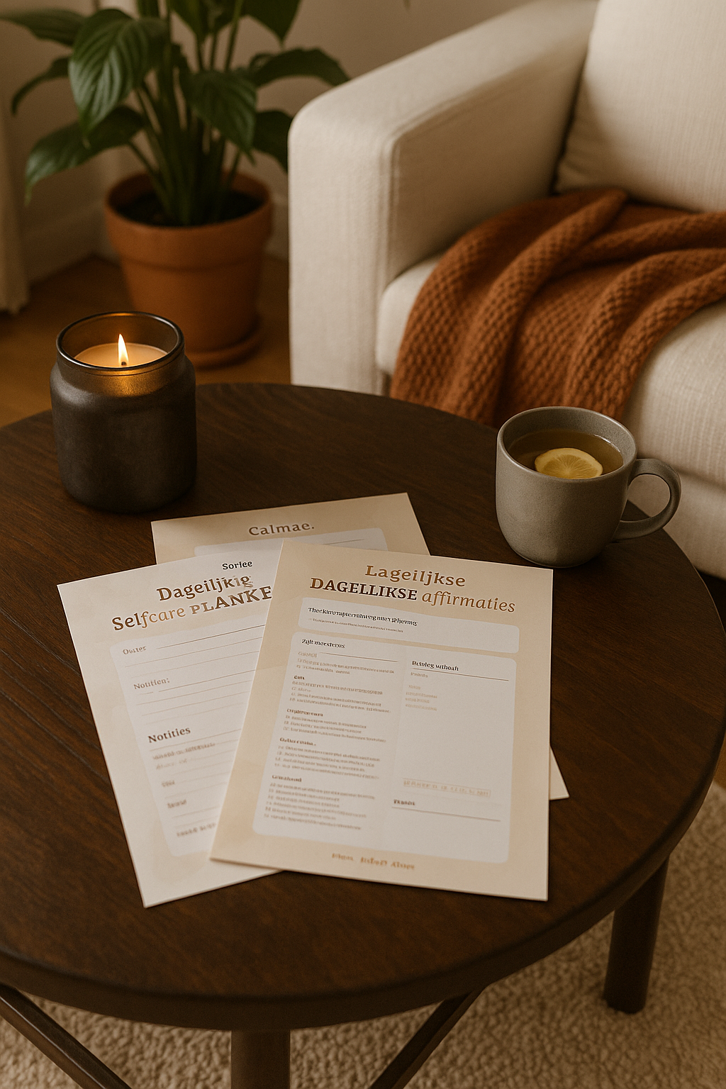 Calmae Selfcare Planner